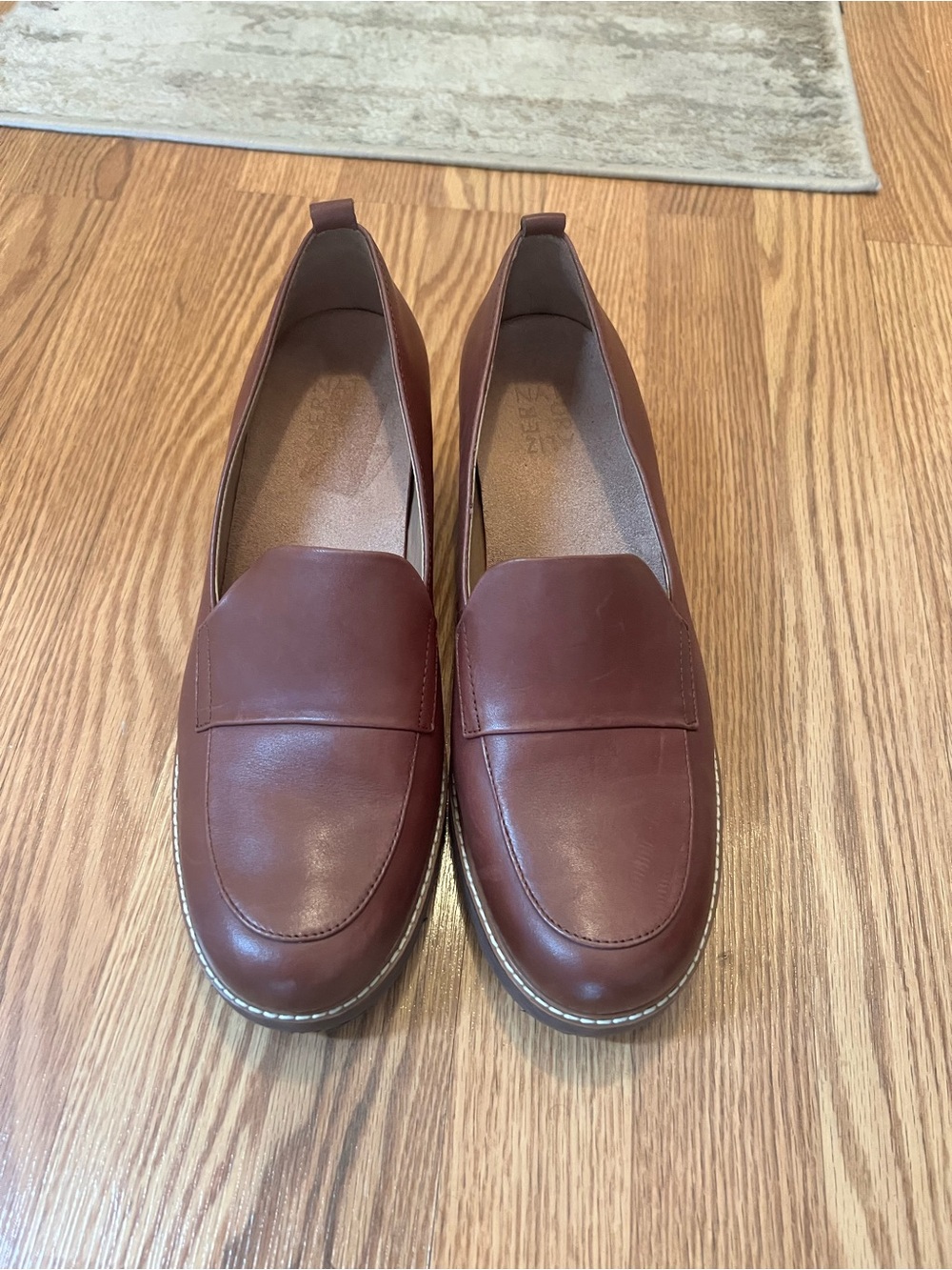 Naturalizer Women's Brown Slip-On Loafers